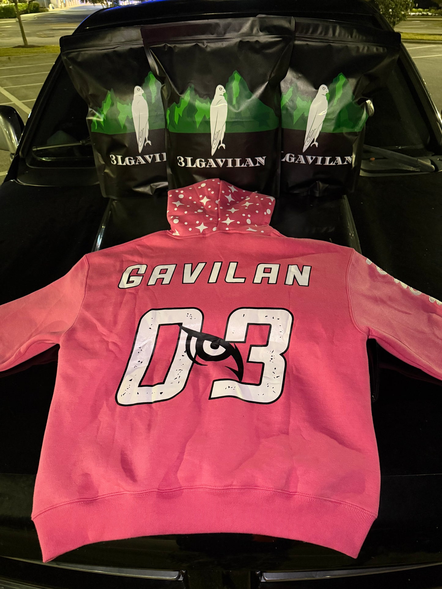 Pink sweatsuit
