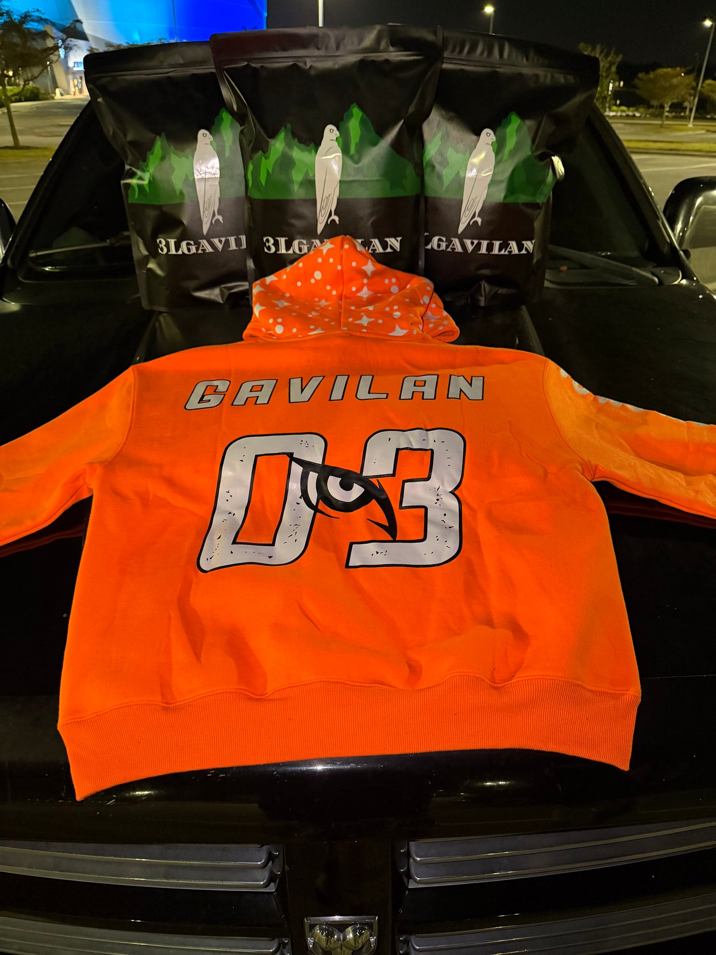 Orange sweatsuit