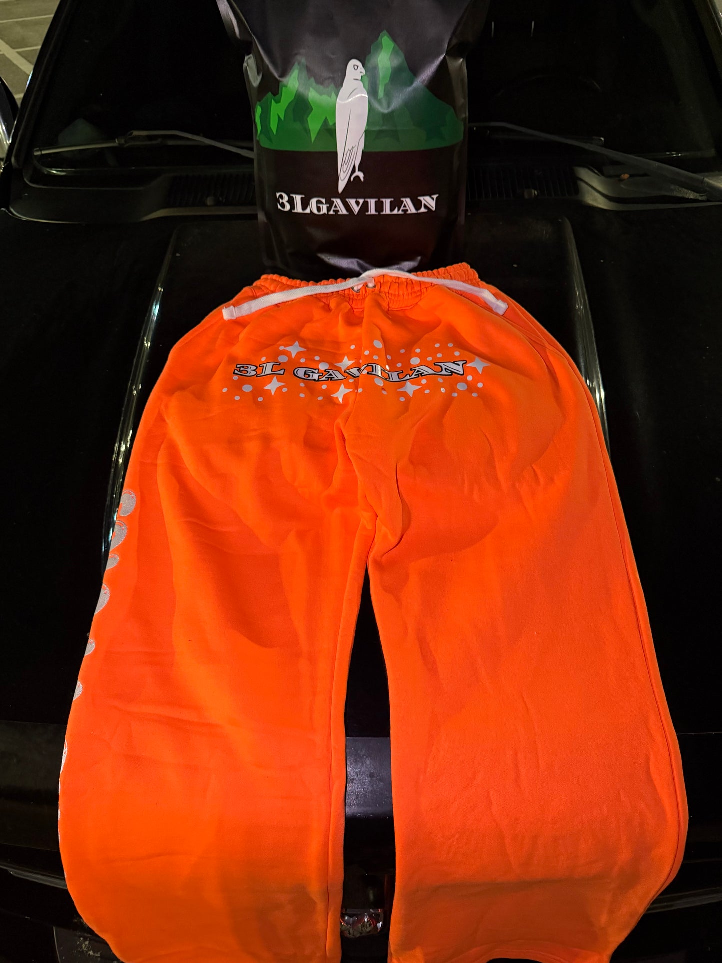 Orange sweatsuit