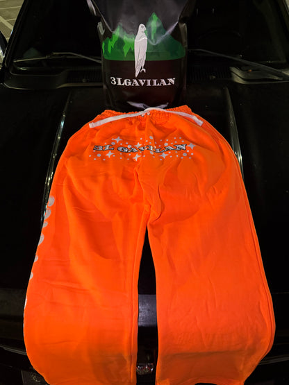 Orange sweatsuit